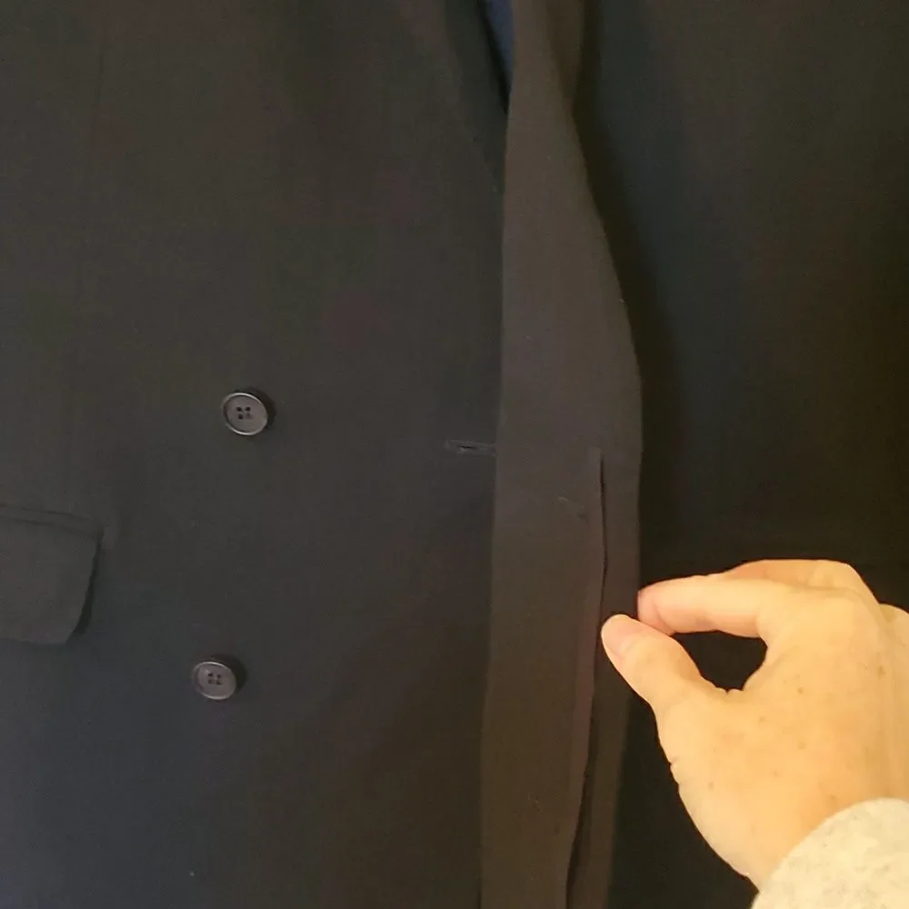AllSaints Expire Black Men's Blazer Size 38 NWT